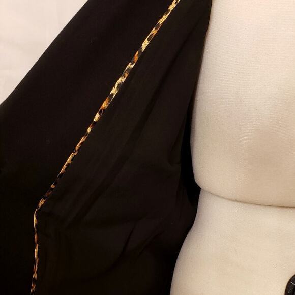 Chico's Feather Knit Black Jacket, Size 3 (16/18) - Picture 7 of 11